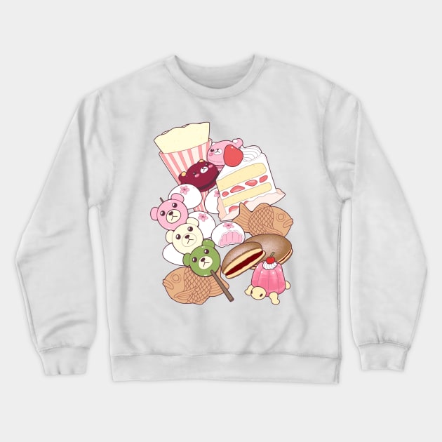 Japanese sweet combo Crewneck Sweatshirt by heavenrose